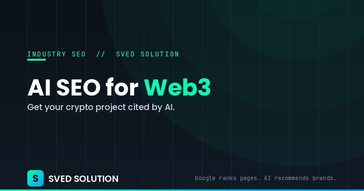 AI SEO for Web3: How Crypto Projects Get Cited by AI