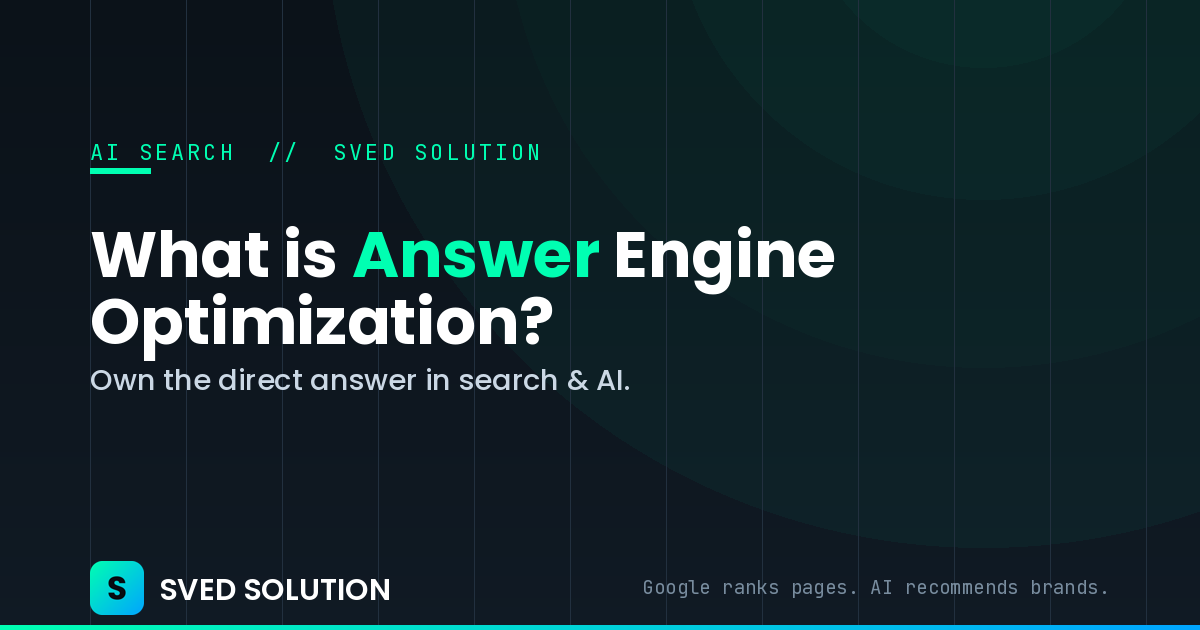 What Is Answer Engine Optimization (AEO)? 2026 Guide